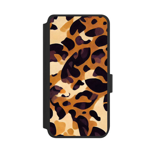 Samsung Galaxy S25 NIVOflip motif lion marron clair