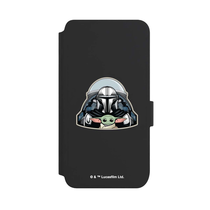 Galaxy S25 NIVOflip Mando und Grogu Transparent