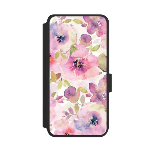 Samsung Galaxy S25 NIVOflip Pink Flowers Wallpaper