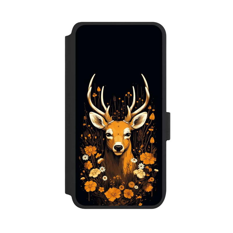 Galaxy S25 NIVOflip Deer Flowers Big