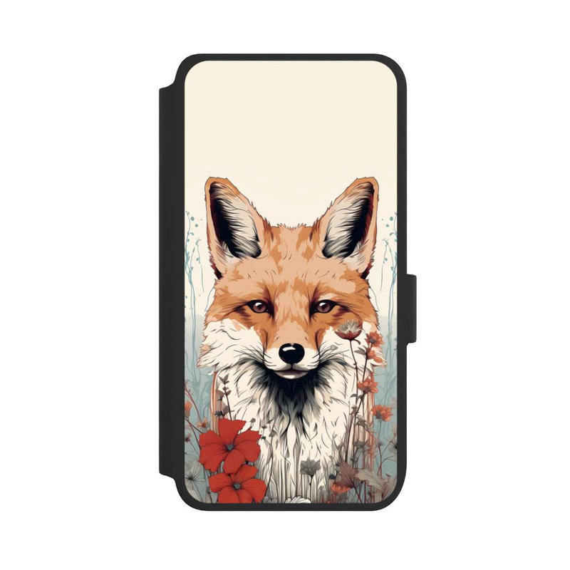 Galaxy S25 NIVOflip  Fox with Flowers