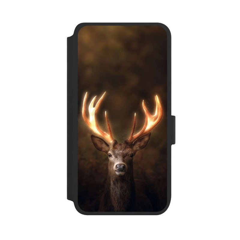 Galaxy S25 NIVOflip Stag Golden Antlers 
