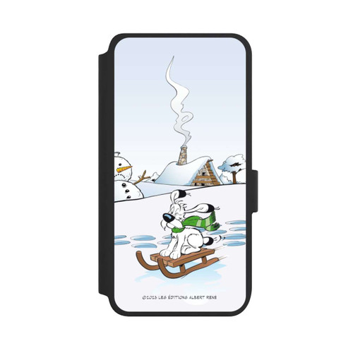 Samsung Galaxy S25 NIVOflip Idéfix fait du traîneau
