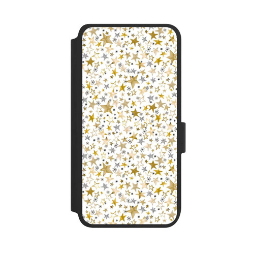 Samsung Galaxy S25 NIVOflip Winter Stars Gold
