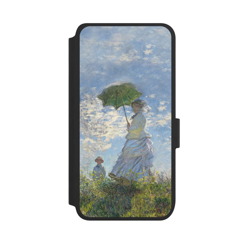 Galaxy S25 NIVOflip Frau mit Sonnenschirm - Monet