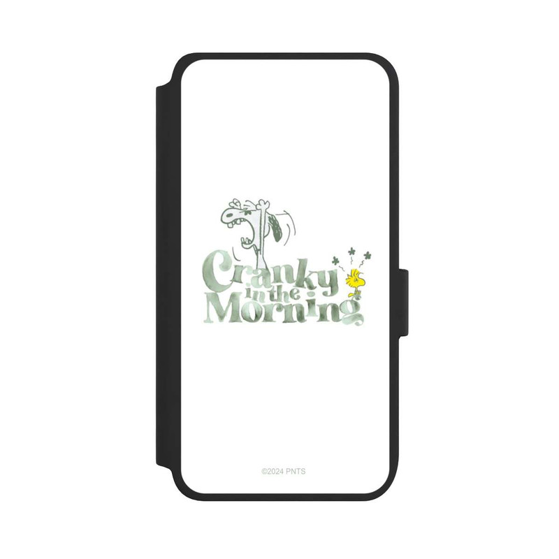 Galaxy S25 NIVOflip Snoopy Cranky in the Morning