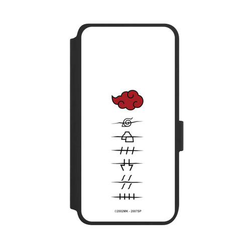 Samsung Galaxy S25 NIVOflip Akatsuki Mitgliedersymbole Weiß