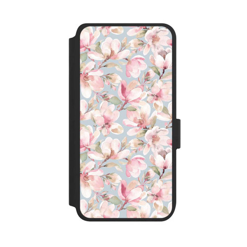 Samsung Galaxy S25 NIVOflip Magnolia flowers pastel pink