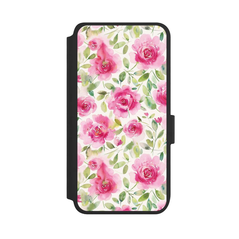 Galaxy S25 NIVOflip Aquarell Frische Rosen