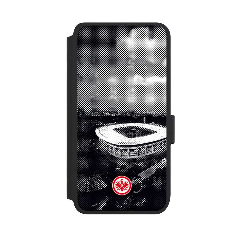 Galaxy S25 NIVOflip SGE Stadion Schwarz Weiß