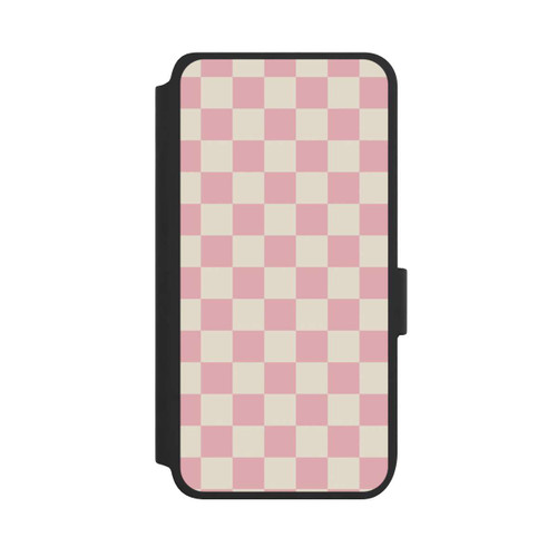 Samsung Galaxy S25 NIVOflip Schachbrett Rosa