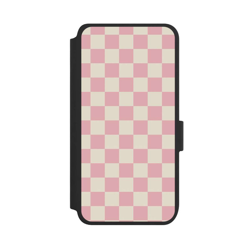 Galaxy S25 NIVOflip Damier rose