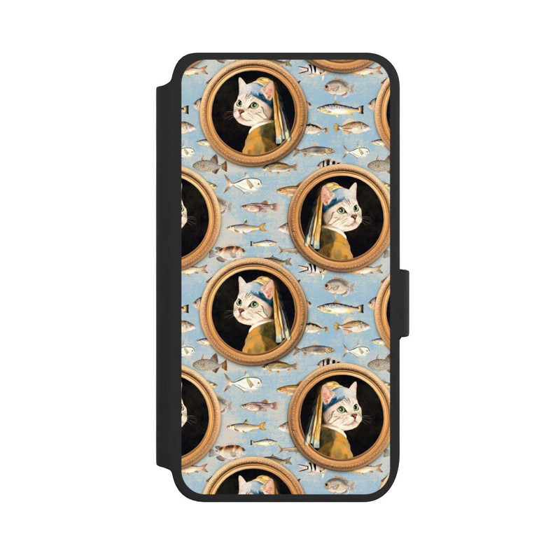 Galaxy S25 NIVOflip Katzen Muster