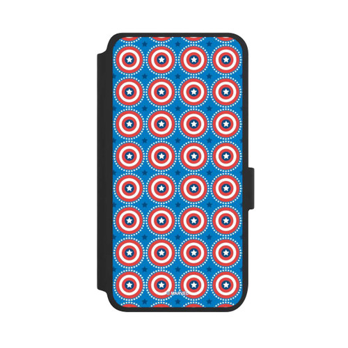 Samsung Galaxy S25 NIVOflip Captain American Shield Pattern
