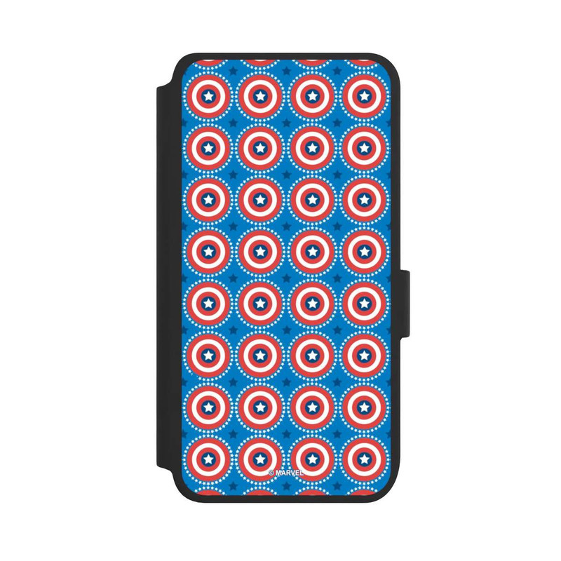 Galaxy S25 NIVOflip Captain American Shield Pattern