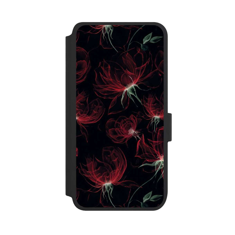 Galaxy S25 NIVOflip Red Flowers Wallpaper