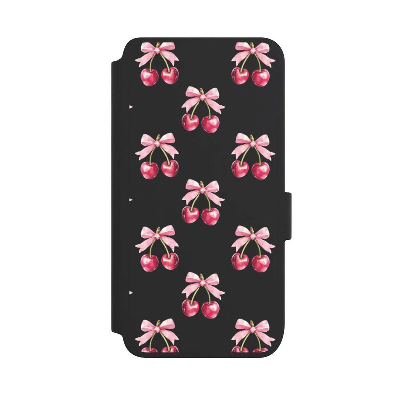 Galaxy S25 NIVOflip Kirsche Schleife mit KI
