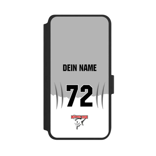 Samsung Galaxy S25 NIVOflip Kölner Haie Trikotmotiv Personalisierbar