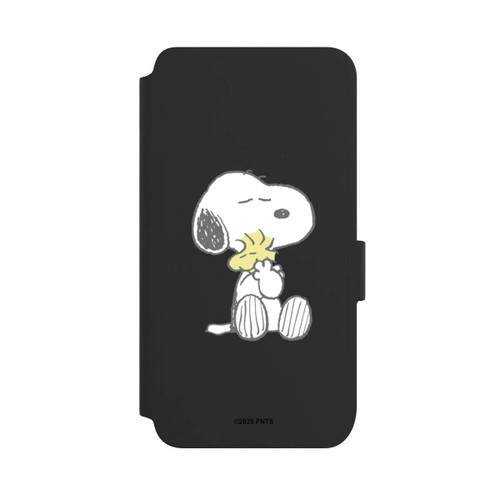 Samsung Galaxy S25 NIVOflip Transparent Snoopy And Woodstock Cuddling 