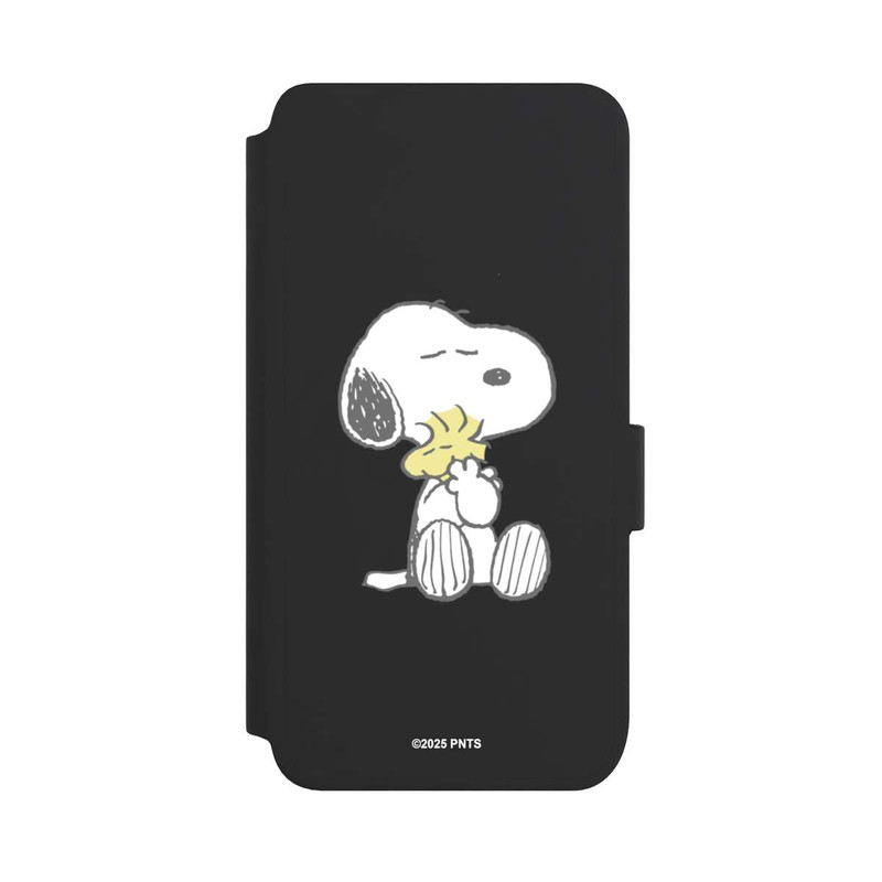 Galaxy S25 NIVOflip Snoopy And Woodstock Cuddling transparent