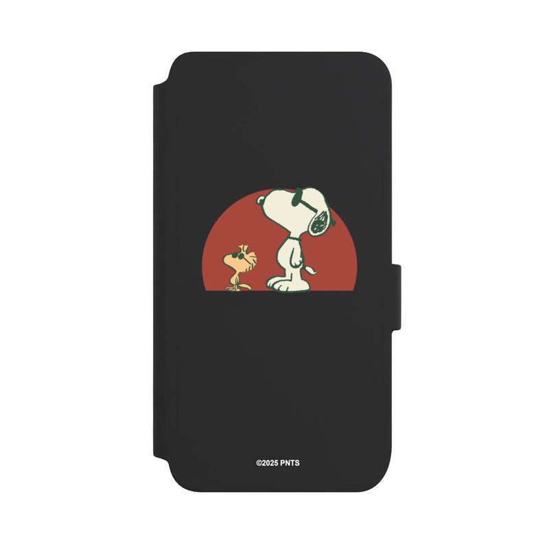 Galaxy S25 NIVOflip Snoopy Woodstock Far Out transparent