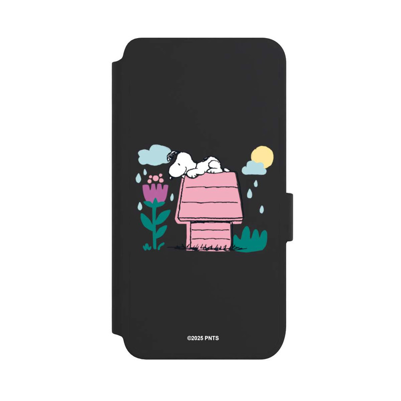 Galaxy S25 NIVOflip Snoopy Chenil Printemps transparent