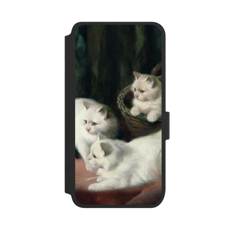 Galaxy S25 NIVOflip Three White Angora Kittens