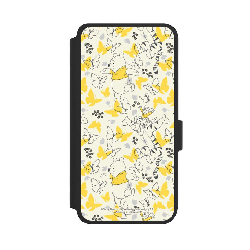 Galaxy S25 NIVOflip Winnie the Pooh Butterfly Pattern