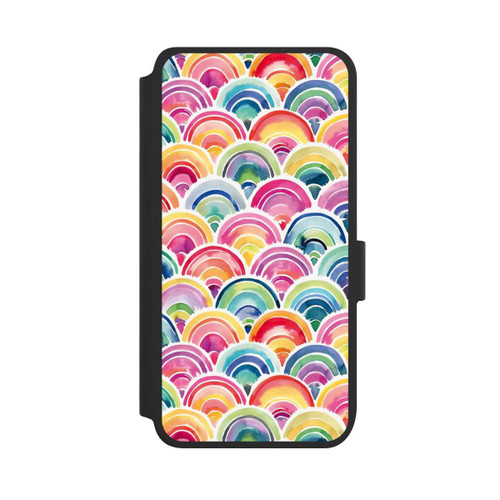 Samsung Galaxy S25 NIVOflip Happy Summer Rainbow Scales
