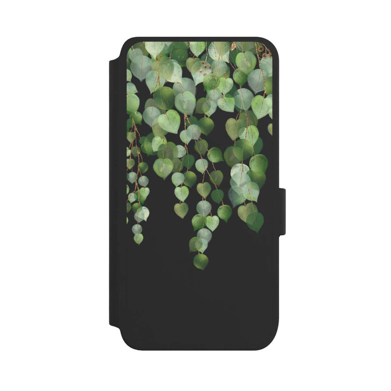 Galaxy S25 NIVOflip Eucalyptus Hanging Watercolor Transparent