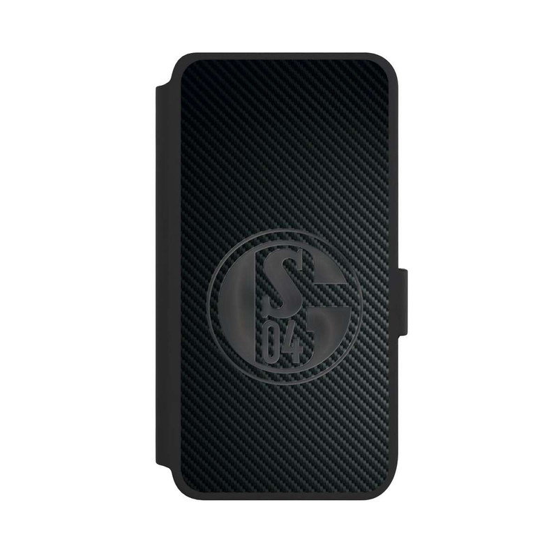 Galaxy S25 NIVOflip Schalke 04 Carbon Look