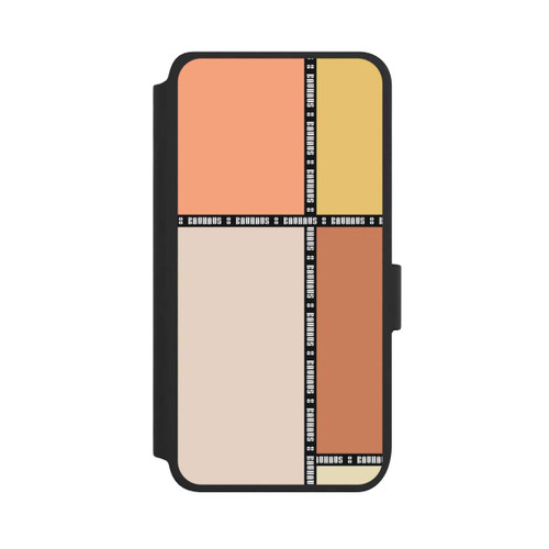 Samsung Galaxy S25 NIVOflip Bauhaus Squares-Pastel