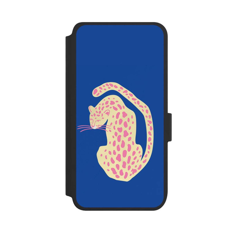 Galaxy S25 NIVOflip Blue Pink Cat