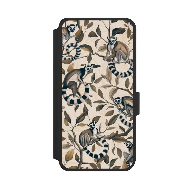 Galaxy S25 NIVOflip Lush Tropical Lemur Paradise avec IA