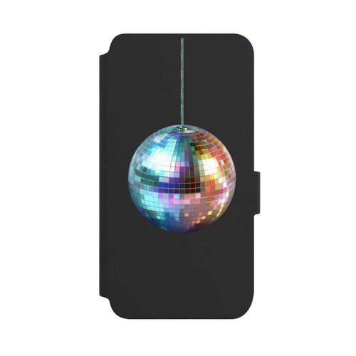 Samsung Galaxy S25 NIVOflip Discokugel Party Blau Gold Transparent mit KI