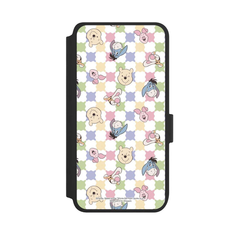 Galaxy S25 NIVOflip Winnie Puuh und Freunde farbenfrohes Muster