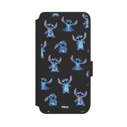 Samsung Galaxy S25 NIVOflip Stitch Faces Pattern Transparent