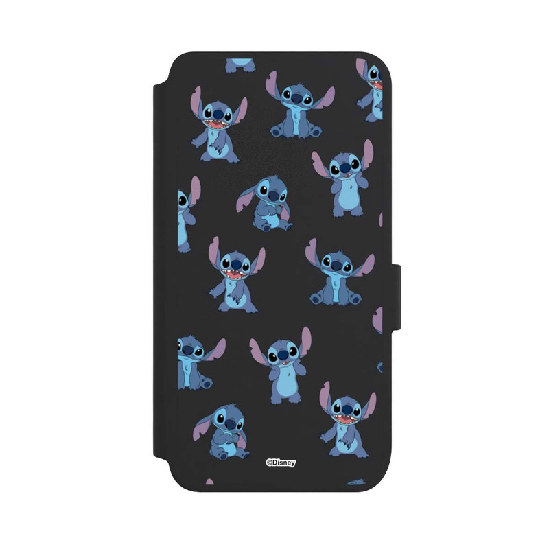 Galaxy S25 NIVOflip Stitch Faces Pattern Transparent