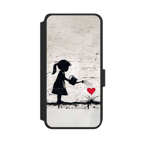 Samsung Galaxy S25 NIVOflip Girl Watering Bunch of Flowers 