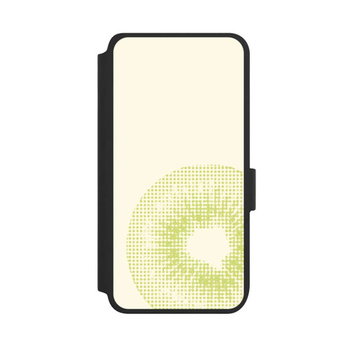 Samsung Galaxy S25 NIVOflip Kiwi Grid Pixel Art