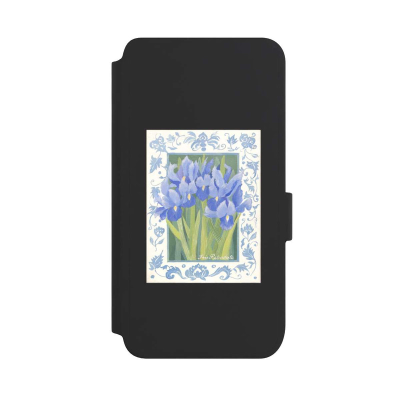 Galaxy S25 NIVOflip Blue Iris, by Jennifer Abbott