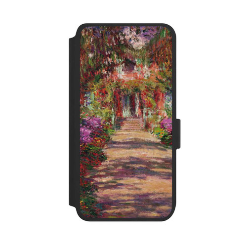 Samsung Galaxy S25 NIVOflip Eine Allee in Monets Garten in Giverny by Claude Monet