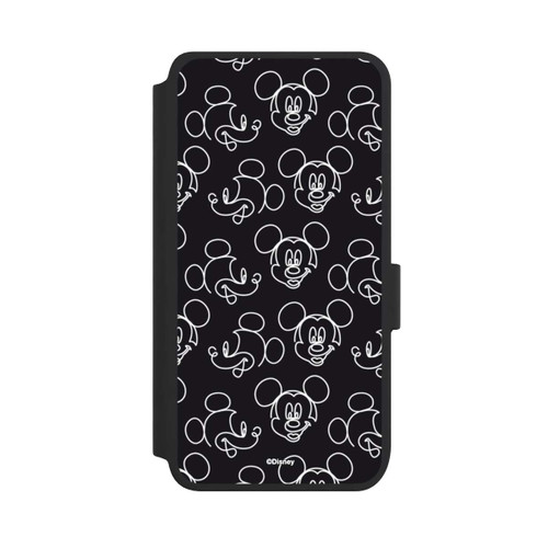 Samsung Galaxy S25 NIVOflip Disney Mickey Muster Schwarz