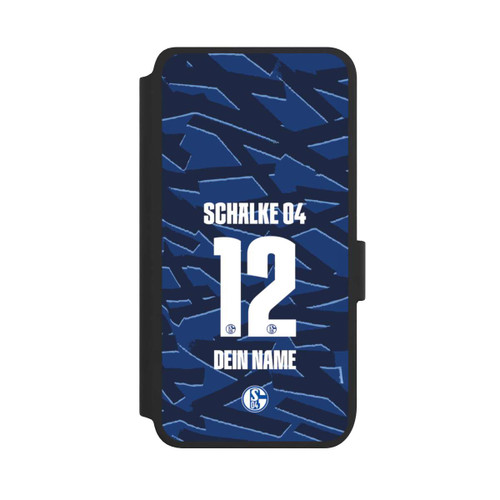 Samsung Galaxy S25 NIVOflip Schalke 04 Trikot Personalisierbar 25-26