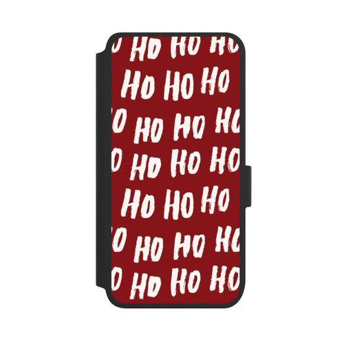 Samsung Galaxy S25 NIVOflip Ho Ho Ho Weihnachten Rotes Muster