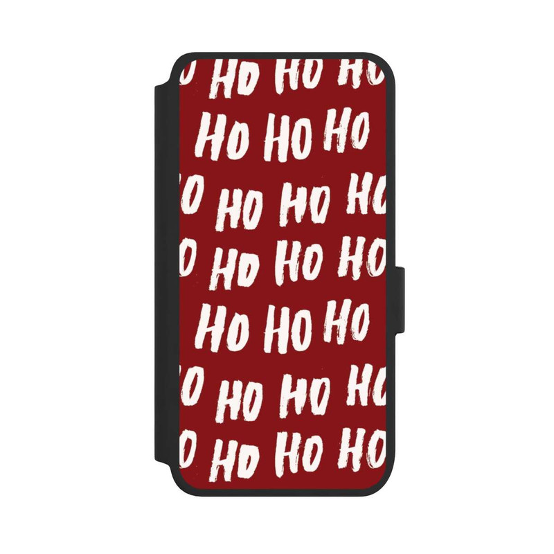 Galaxy S25 NIVOflip Ho Ho Ho Christmas Red Pattern