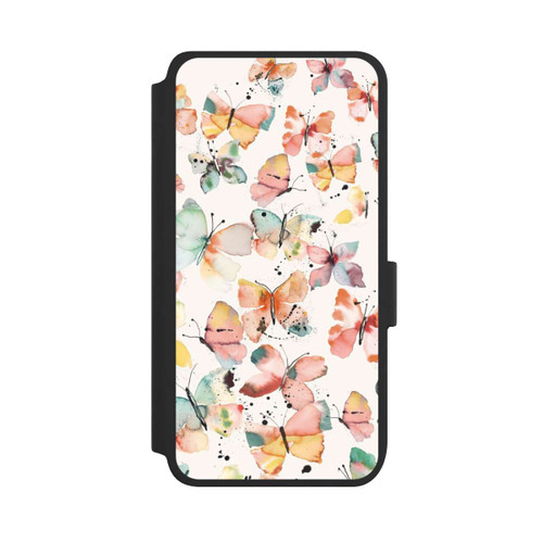 Samsung Galaxy S25 NIVOflip Butterflies Watercolor Pattern