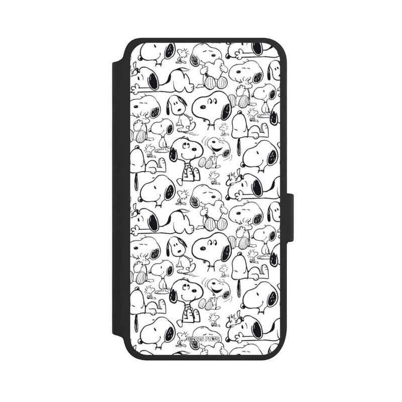 Galaxy S25 NIVOflip Classic Snoopy Pattern White