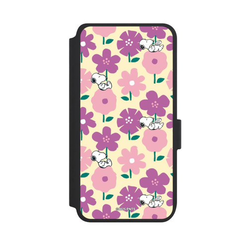 Samsung Galaxy S25 NIVOflip Peanuts Flower Pattern Yellow