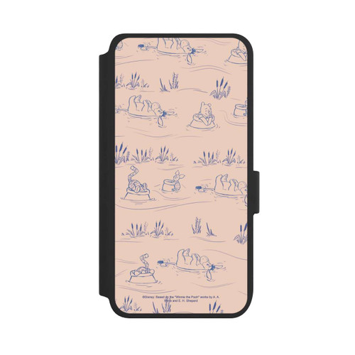 Samsung Galaxy S25 NIVOflip Winnie Puuh Keramik Muster Brücke Pink